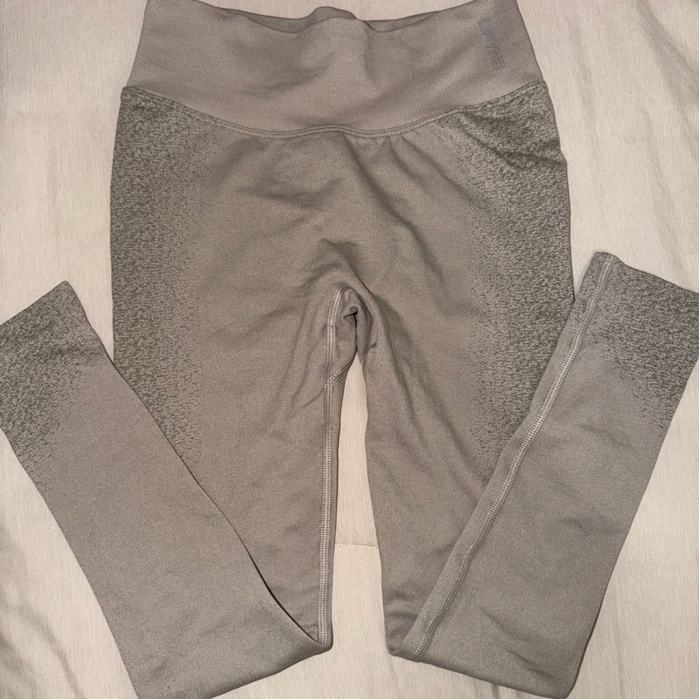 DFYNE Gray High-Waisted Leggings